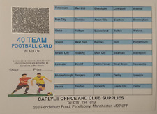 Colour Football Scratch Cards