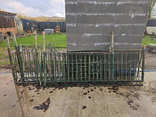 Wrought iron railings - wrought,