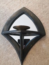 Vintage Wood Wall Candle