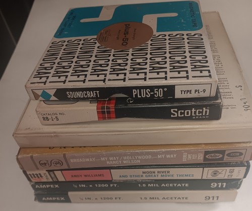 Reel music tapes - to,