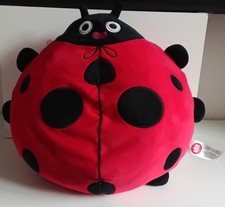 Sainsburys Squishmallow Red Nose Day Ladybird Soft Cuddly Toy Plush 