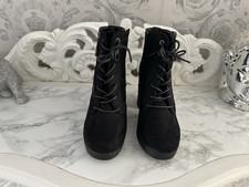 Black Ankle Boots Size 4