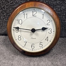 Lovely Wooden / Glass - Kienzle Quartz - 7" Wall Clock