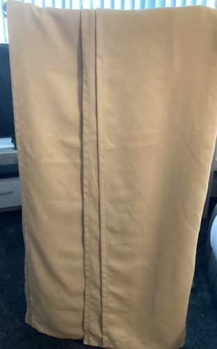 Gold colour blackout curtains - gold,