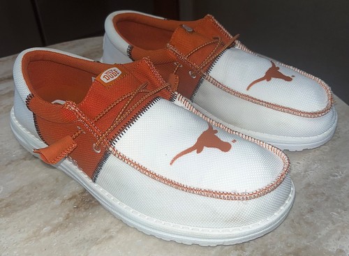 Mens burnt orange white - 10,