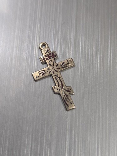 10k yellow gold cross - 10k,