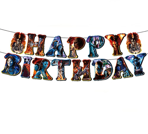 Avatar bunting birthday party - bunting,