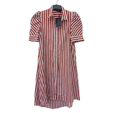 ZARA WOMAN Red White Striped