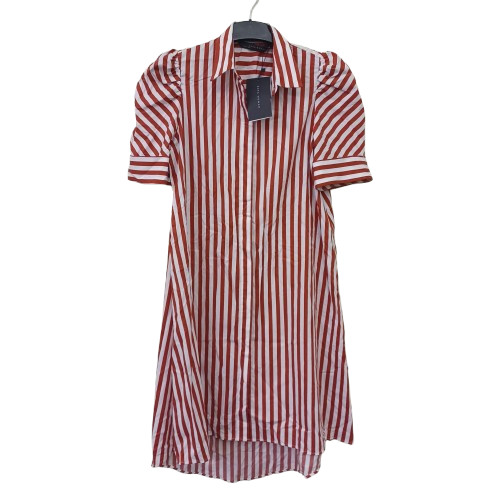 Zara woman red white - white, striped