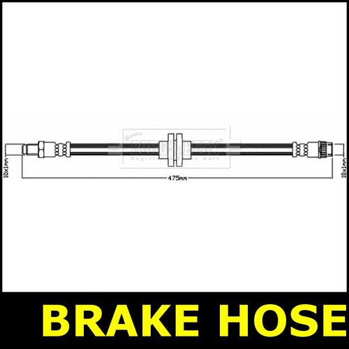 Brake hose front fits - fits, dacia