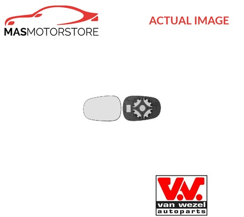 Rear view mirror glass - rear, lhd