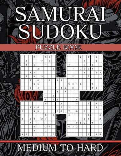 Samurai sudoku puzzle book - samurai,