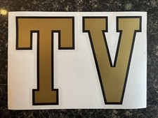 TV LETTER STICKER FITS