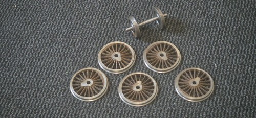Live steam gauge wheels - steam, 2