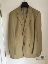 Jaeger Linen & Silk Suit Mens