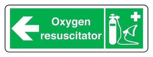 Oxygen resuscitator arrow - oxygen,
