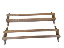 2 Vintage Antique Church Pew