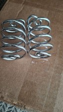 Motorcycle Single Seat Springs, 3" Chrome