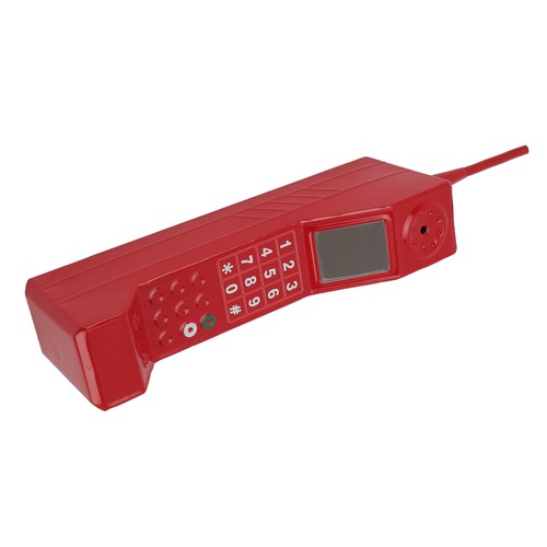 Retro brick phone model red - brick,