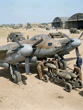 WW2 Mosquito bomber being