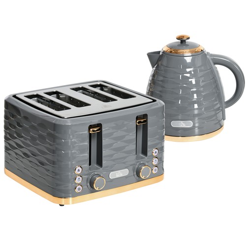 Homcom kettle and toaster - and, set