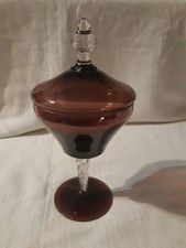 Purple Empoli Glass Bon Bon