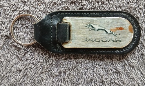 Jaguar keyring genuine leather - genuine,