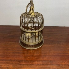Vintage Brass Bird Cage |