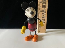 Vintage 1930s Wooden Mickey