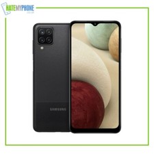 Samsung Galaxy A12 Black Unlocked 32GB 6.5" 48MP Quad Camera Android Smartphone