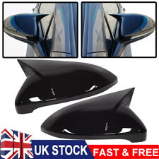 2x Side Wing Mirror Cover Caps Gloss Black For VW Golf Mk7 Mk7.5 R GTI GTD 14-19