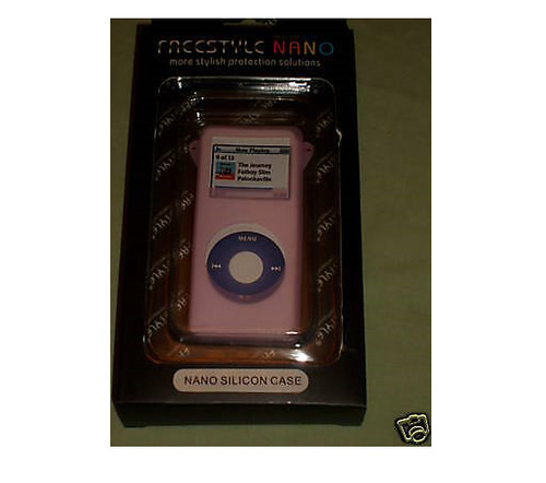 Ipod nano pink silicon - ipod,