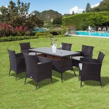 Alfresco 7 Piece Rattan Garden Furniture Set