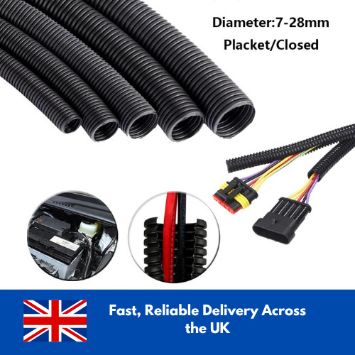 Black pond corrugated flexible - black,