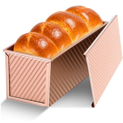 Pullman loaf pan with lid - with,