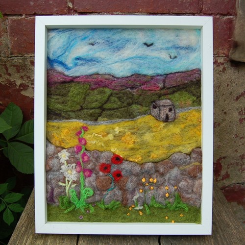 Buutercup field and adry - , stone