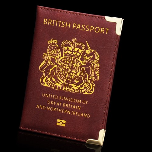 British passport cover - british,