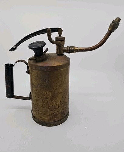 Antique brass hand pump - antique,