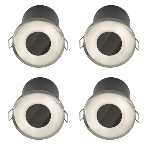 Set brushed steel gu10 - of,