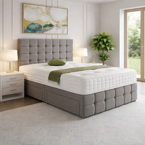 Luxury divan bed set - divan, with
