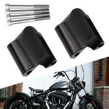 Black Handlebar Riser Risers