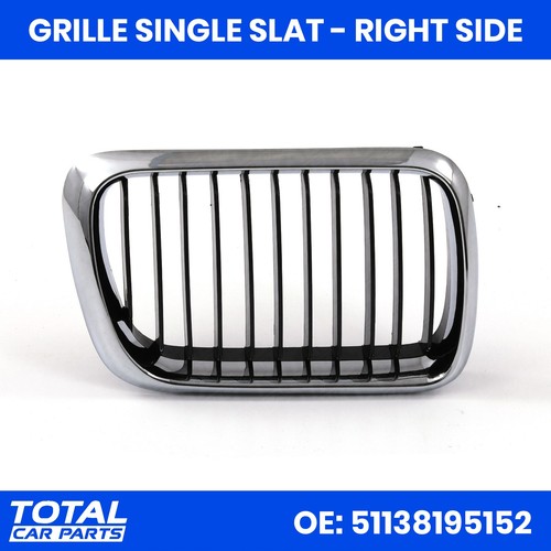 Right kidney grille black - right, oem
