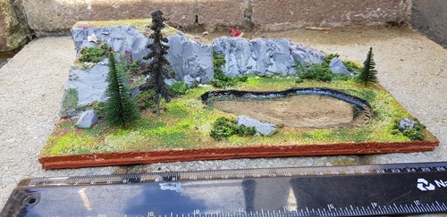 Gauge lake and rocks - lake,