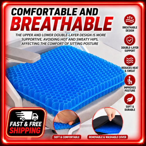 Honeycomb gel seat - seat, cushion