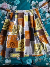 Vintage 1950s Barkcloth Waist
