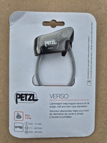 Petzl verso belay - belay, device