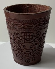 Vintage Hand Made Leather Dice