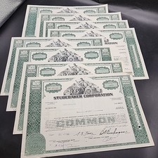 8 Orig STUDEBAKER Corporation