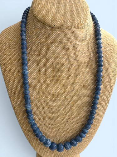 Vintage blue bamboo - bamboo, coral