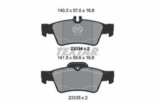 Textar Rear Brake Pads Set For